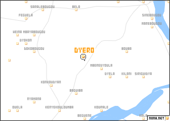 map of Dyero