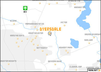 map of Dyersdale