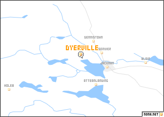 map of Dyerville