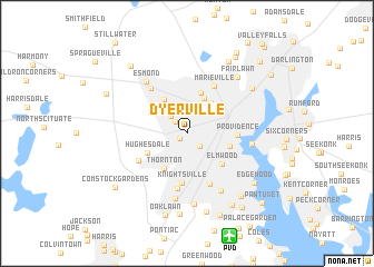 map of Dyerville