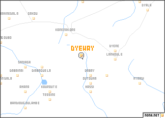 map of Dyéway