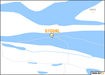 map of Dygdal