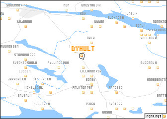 map of Dyhult