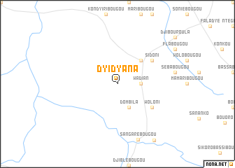 map of Dyidyana