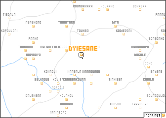 map of Dyiesané