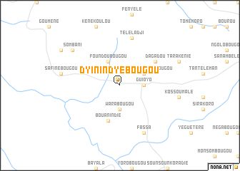 map of Dyinindyébougou