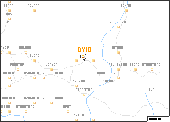 map of Dyio