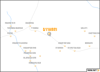 map of Dyiwari