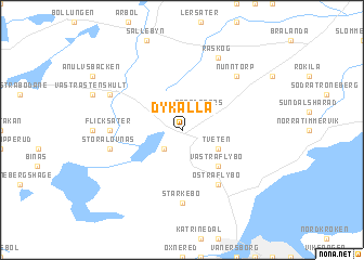 map of Dykälla