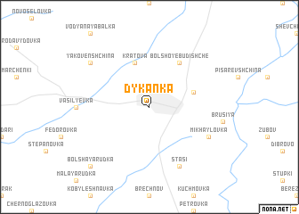 map of Dykanʼka