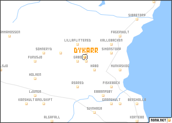 map of Dykärr