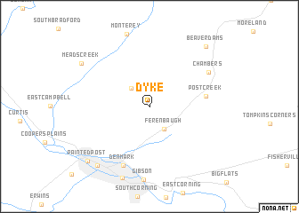 map of Dyke