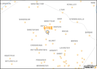 map of Dyke