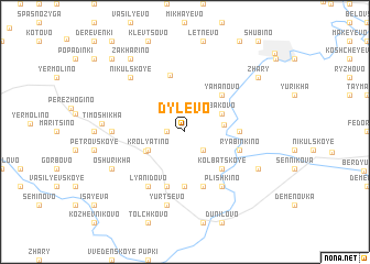 map of Dylëvo