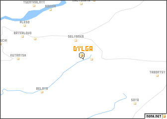 map of Dylga