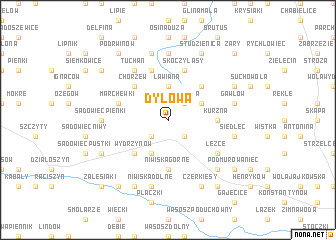 map of Dylów A