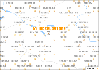 map of Dymaczewo Stare