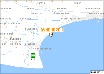 map of Dymchurch