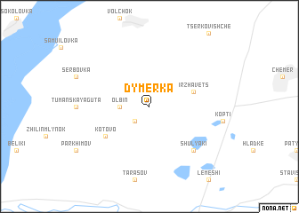 map of Dymërka