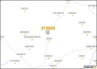 map of Dymovo