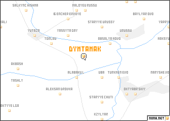 map of Dym-Tamak