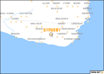 map of Dyndeby