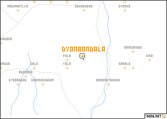 map of Dyonbandala