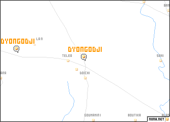 map of Dyongodji