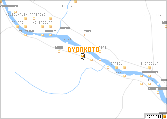 map of Dyonkoto