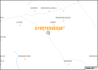 map of Dyontésségué