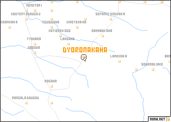 map of Dyoronakaha