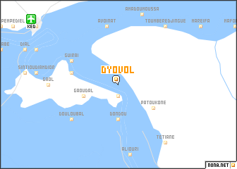 map of Dyovol