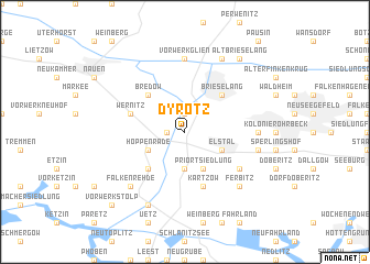 map of Dyrotz