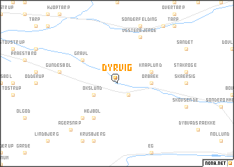 map of Dyrvig