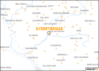 map of Dysart Bridge