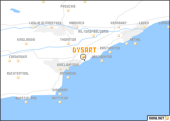 map of Dysart