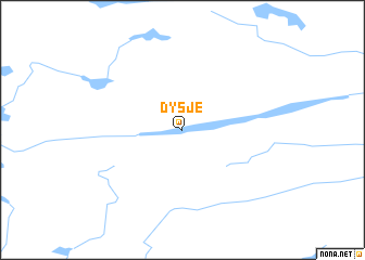 map of Dysje