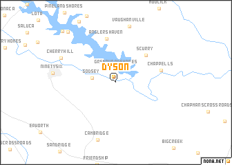 map of Dyson