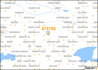 map of Dysted