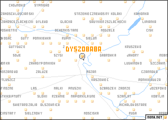 map of Dyszobaba