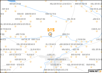 map of Dys