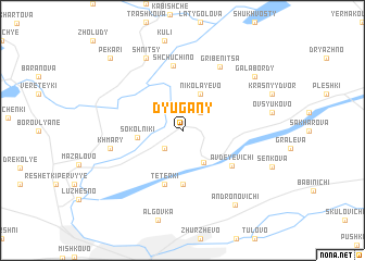 map of Dyugany