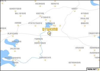 map of Dyukina