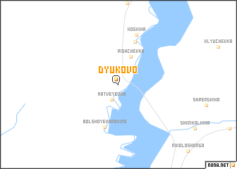 map of Dyukovo