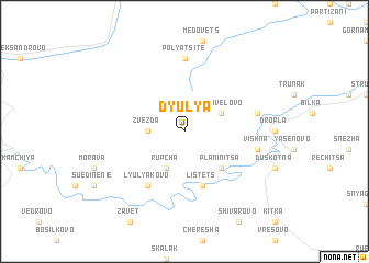 map of Dyulya