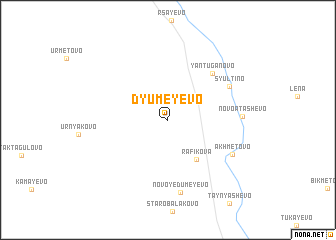 map of Dyumeyevo