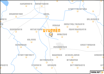 map of Dyurmenʼ