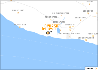 map of Dyurso