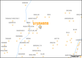 map of Dyushana