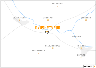 map of Dyusmet\